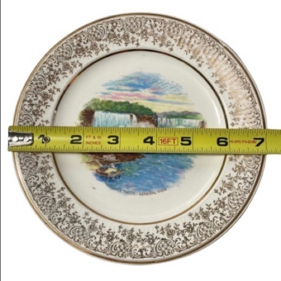 Cronin Vintage Decorative Plate View Of Niagara Falls - Picture 3 of 3